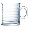 Gifi Tasse transparente en verre trempé design conserve Luminarc 25 cl