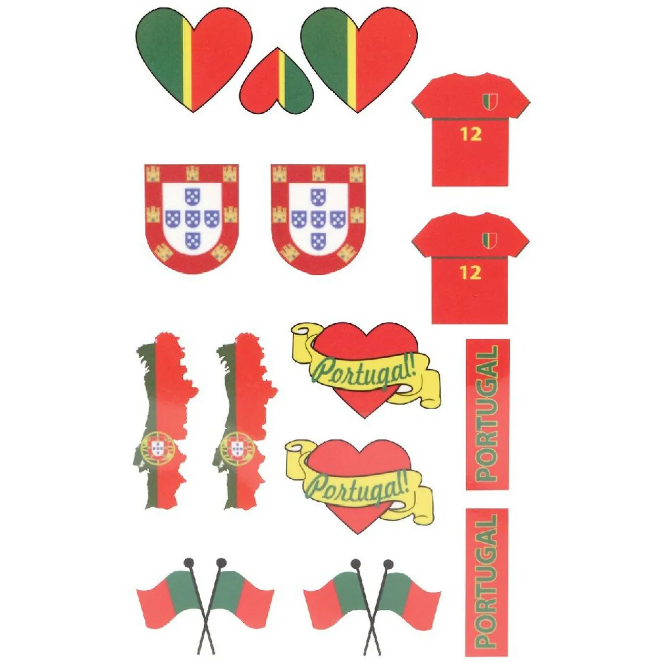 Gifi Beauté^Tatoo éphémère pour supporter Portugal