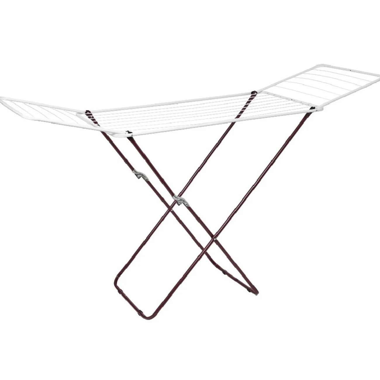 Gifi Entretien Du Linge|Étendoir à linge horizontal violet et blanc 18 m d'étendage