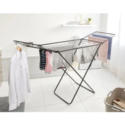 Gifi Entretien Du Linge|Étendoir à linge pliable séchoir horizontal 18m
