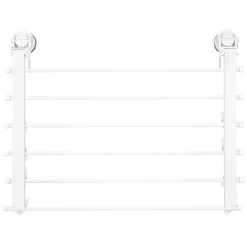 Gifi Entretien Du Linge|Étendoir mural séchoir à linge avec fixation à ventouse