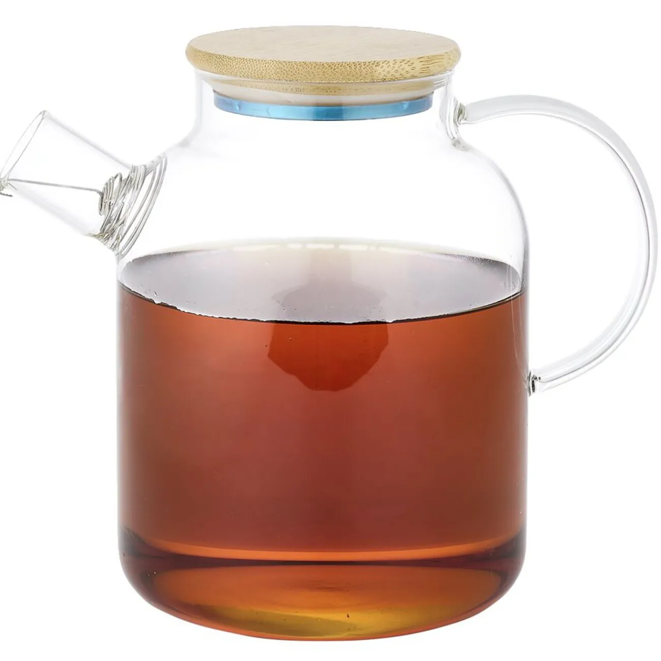 Gifi Théière en verre et bambou 1,6L