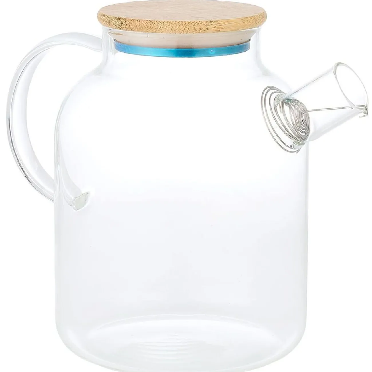 Gifi Théière en verre et bambou 1,6L