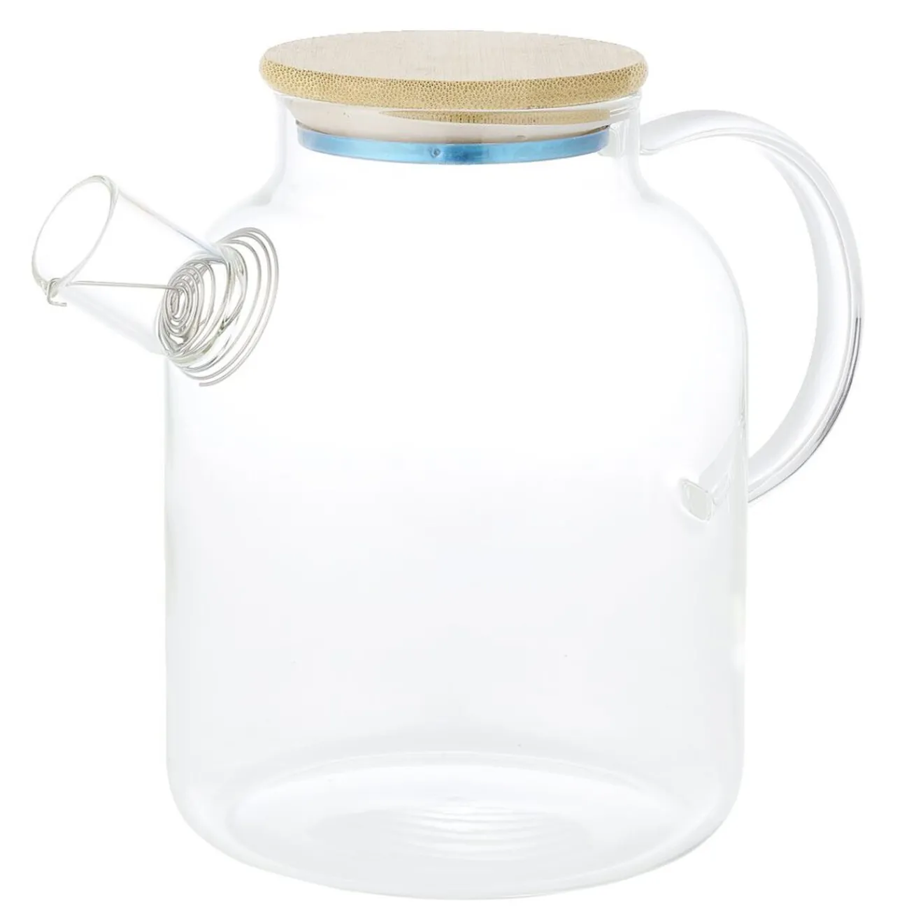 Gifi Théière en verre et bambou 1,6L