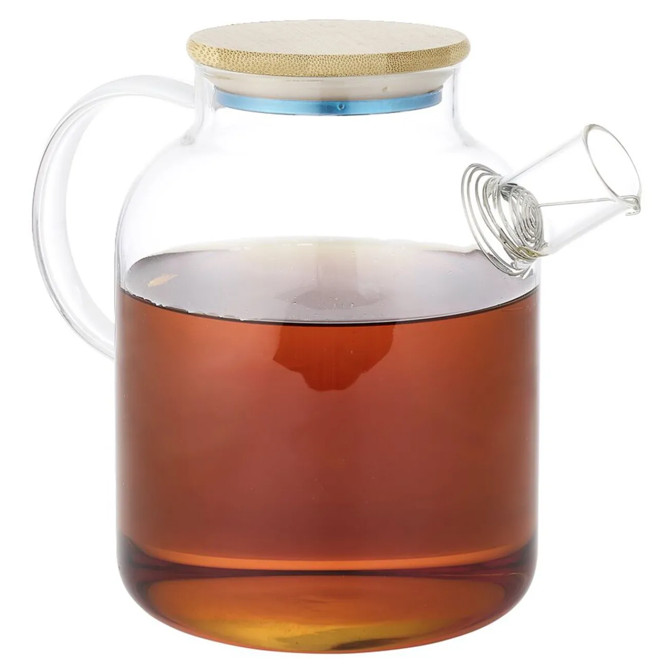 Gifi Théière en verre et bambou 1,6L