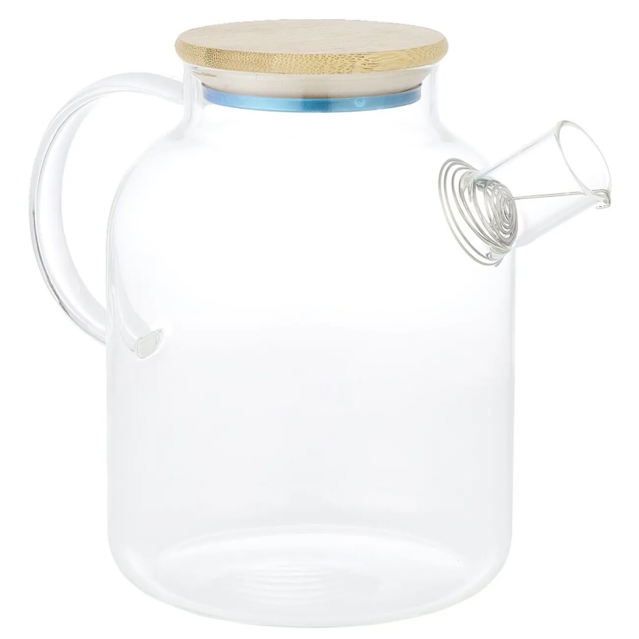 Gifi Théière en verre et bambou 1,6L