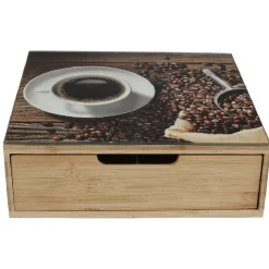 Gifi Tiroir à dosettes design graines de café