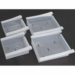 Gifi Tiroirs transparents encastrables pour réfrigérateur x4