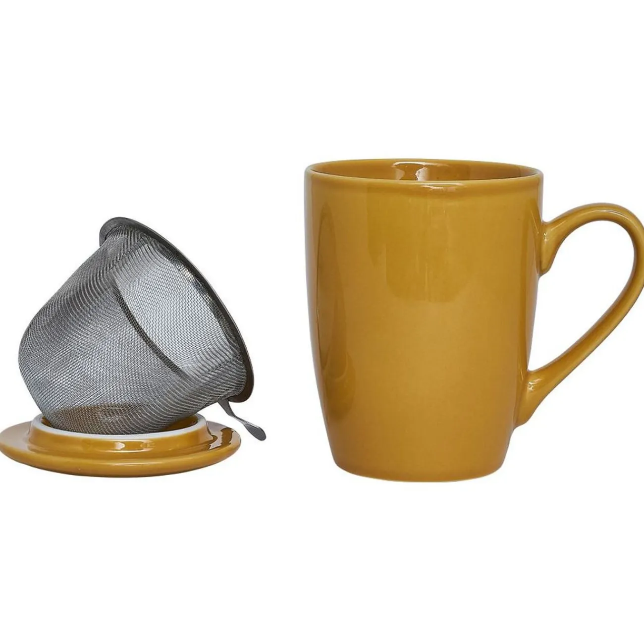 Gifi Tisanière avec couvercle et filtre amovible