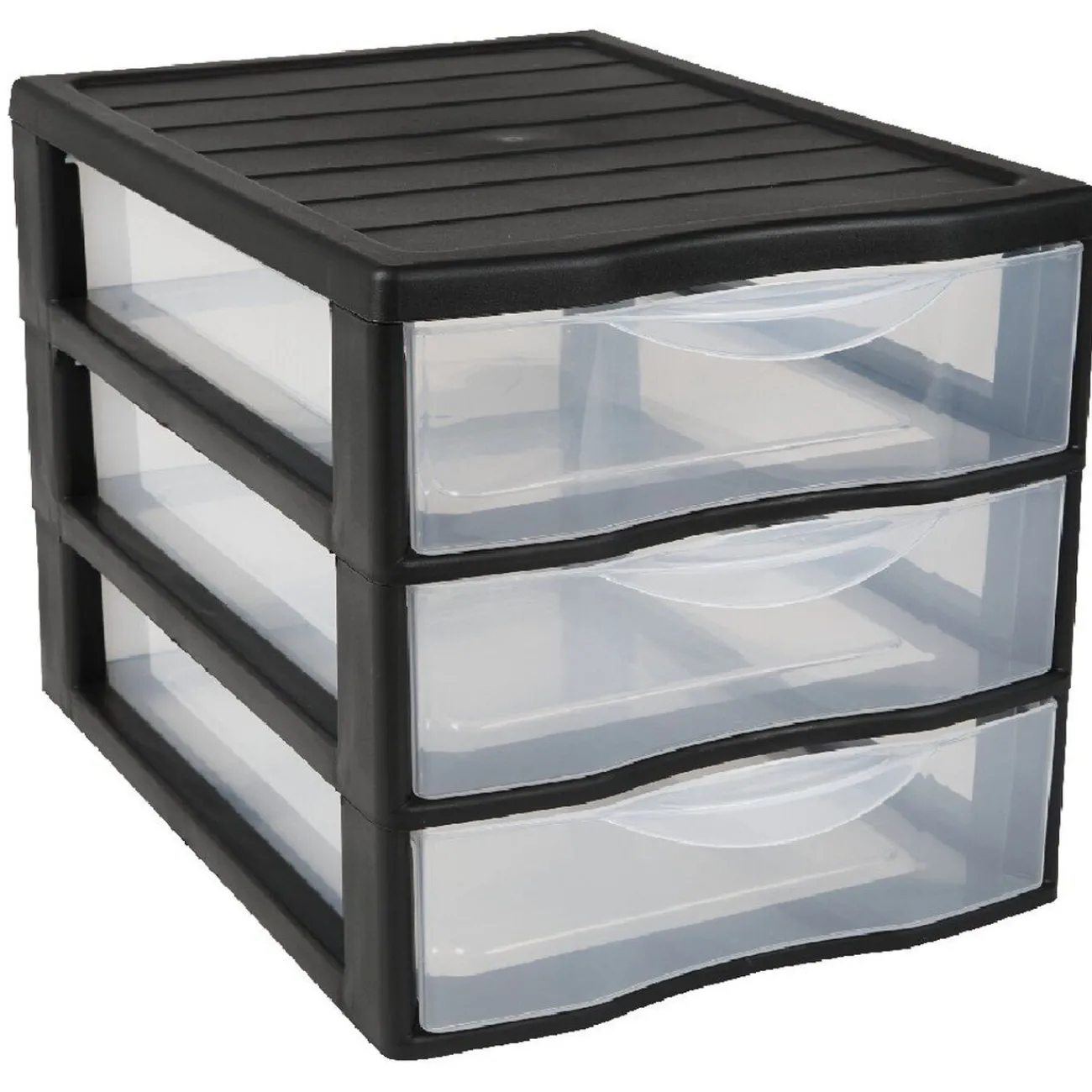 Gifi Rangement|Tour 3 tiroirs A4 noir