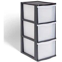 Gifi Rangement|Tour 3 tiroirs 26,8xH63x37cm