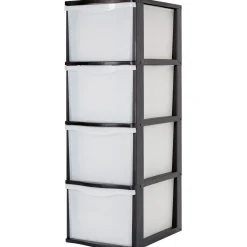 Gifi Rangement|Tour de rangement 4 tiroirs A4