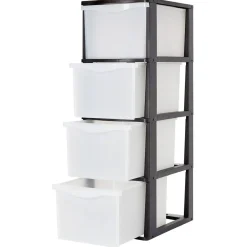 Gifi Rangement|Tour de rangement 4 tiroirs A4