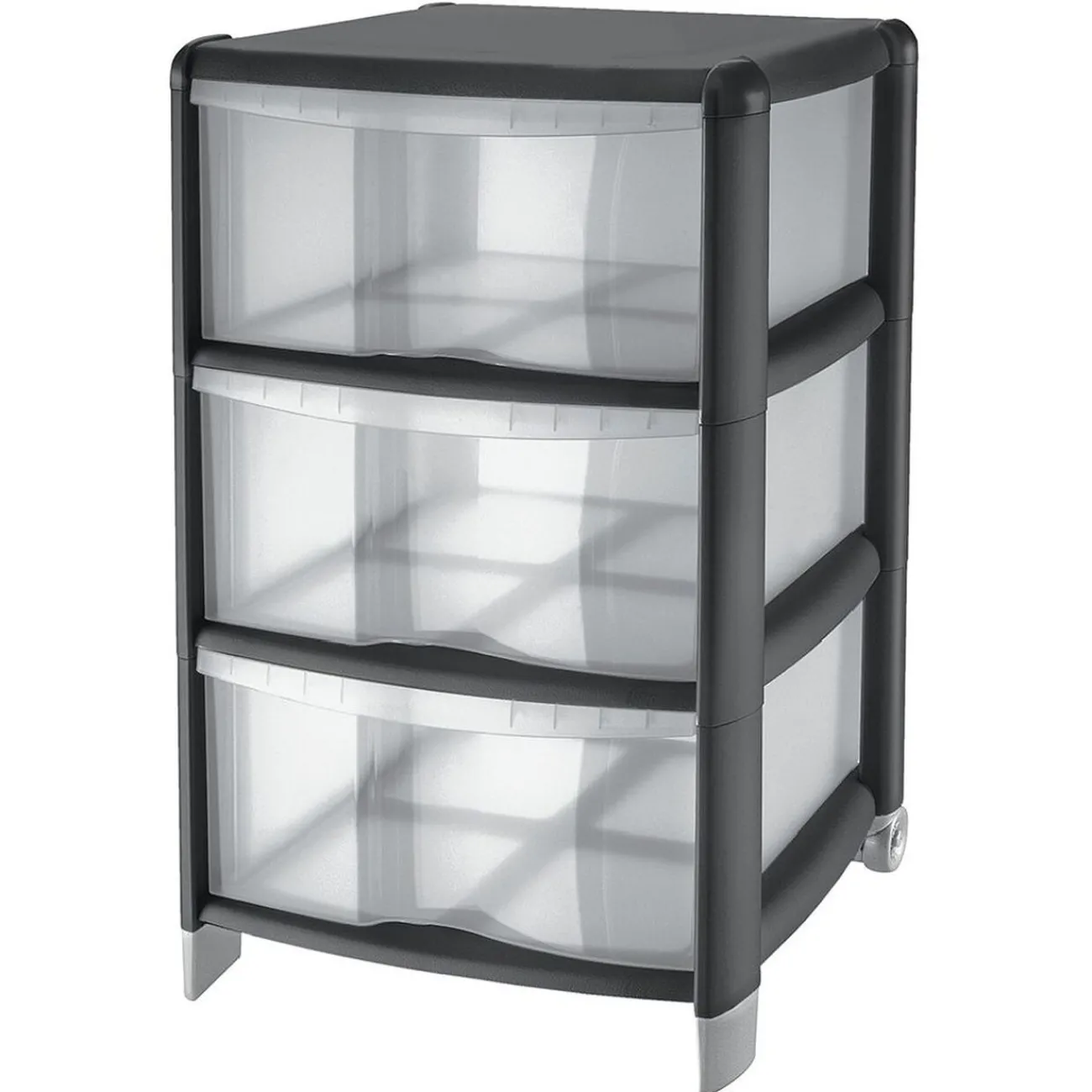 Gifi Rangement|Tour de rangement 3 tiroirs 20L