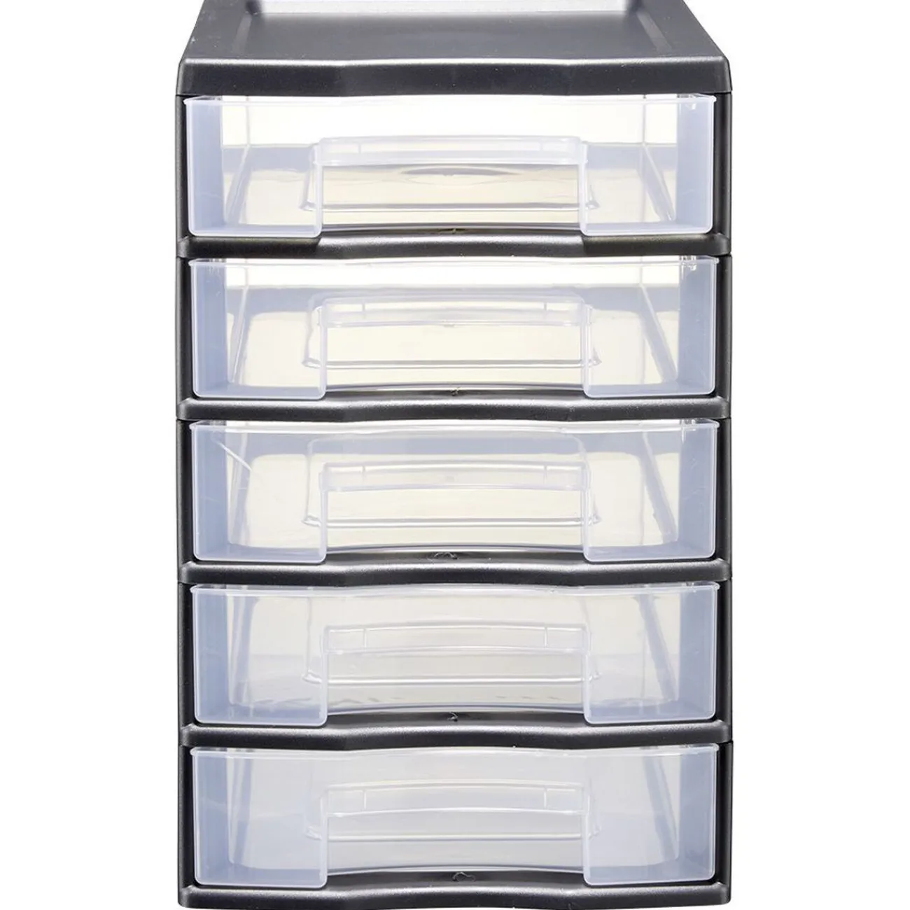 Gifi Rangement|Tour de rangement 5 tiroirs format A6+ noir