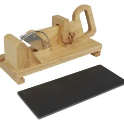 Gifi Trancheuse à saucisson coulissant avec plateau