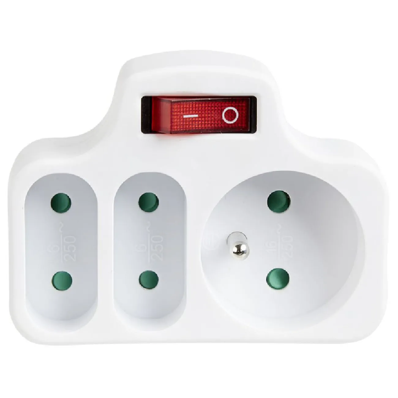Gifi Accessoires Électriques^Triplite avec interrupteur 3 prises