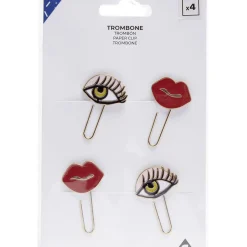 Gifi Beauté^Trombone couleur zinc x4