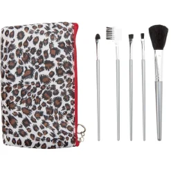 Gifi Beauté^Trousse à maquillage motif léopard avec pinceau x5