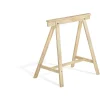 Gifi Aménagement Atelier^Tréteau pin massif beige - 70x41xH72cm