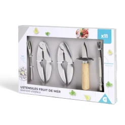 Gifi Ustensile pour fruit de mer 11 pièces