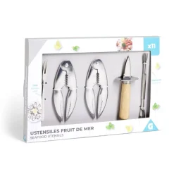 Gifi Ustensile pour fruit de mer 11 pièces