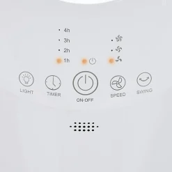 Gifi Ventilateur^Ventilateur à LED sans pale oscillant 26,5x20,5xH58cm 45W