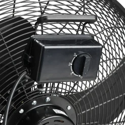 Gifi Ventilateur^Ventilateur industriel à poser noir Homday 45 cm