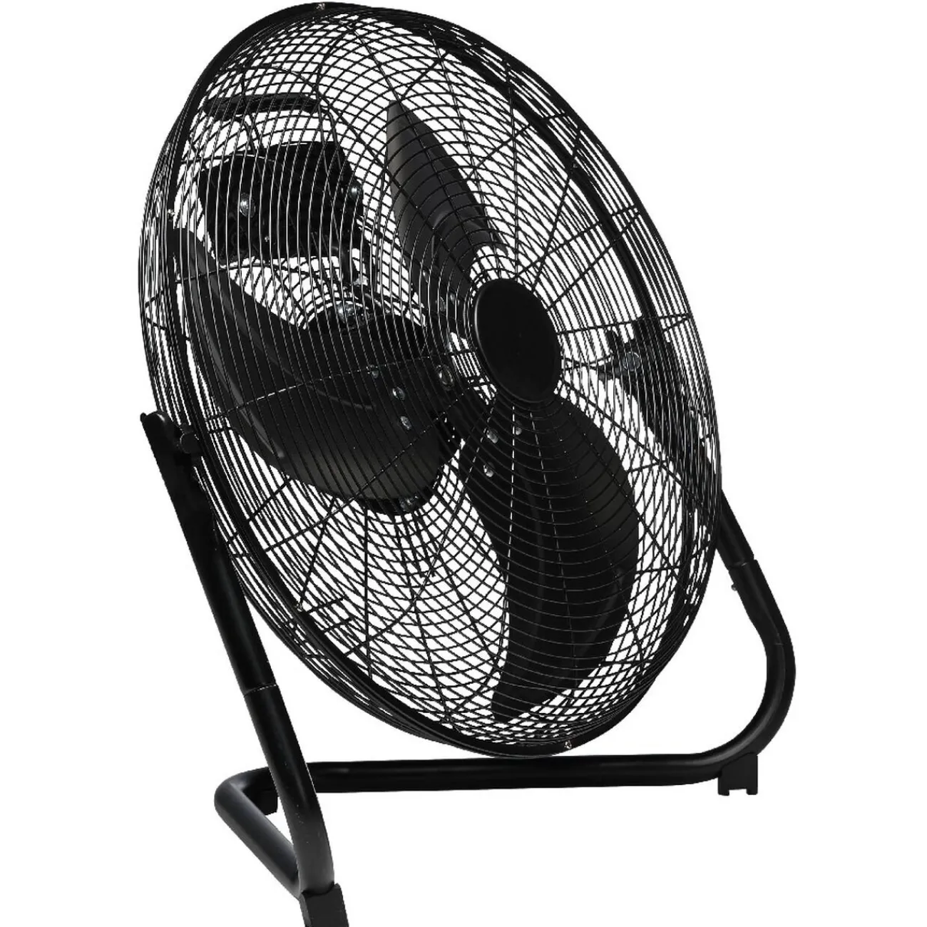Gifi Ventilateur^Ventilateur industriel à poser Homday métal noir Ø 45 cm