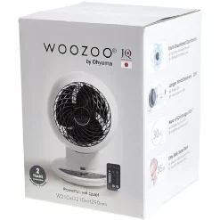 Gifi Ventilateur^Ventilateur rafraîchisseur Woozoo oscillant blanc avec télécommande