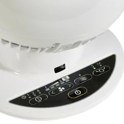 Gifi Ventilateur^Ventilateur rafraîchisseur Woozoo oscillant blanc avec télécommande