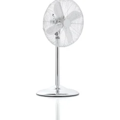 Gifi Ventilateur^Ventilateur sur pied gris chromé Homday 40 cm