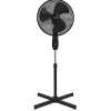 Gifi Ventilateur^Ventilateur sur pied Homday 3 vitesses noir