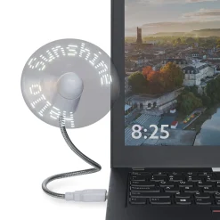 Gifi Ventilateur^Ventilateur USB avec message LED