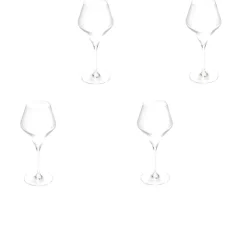 Gifi Verre à eau cristallin 38 cl x4