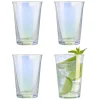 Gifi Verre à eau irisé transparent 29cl x4