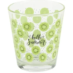 Gifi Verre à eau motifs fruits exotiques 25,5 cl - Summer time