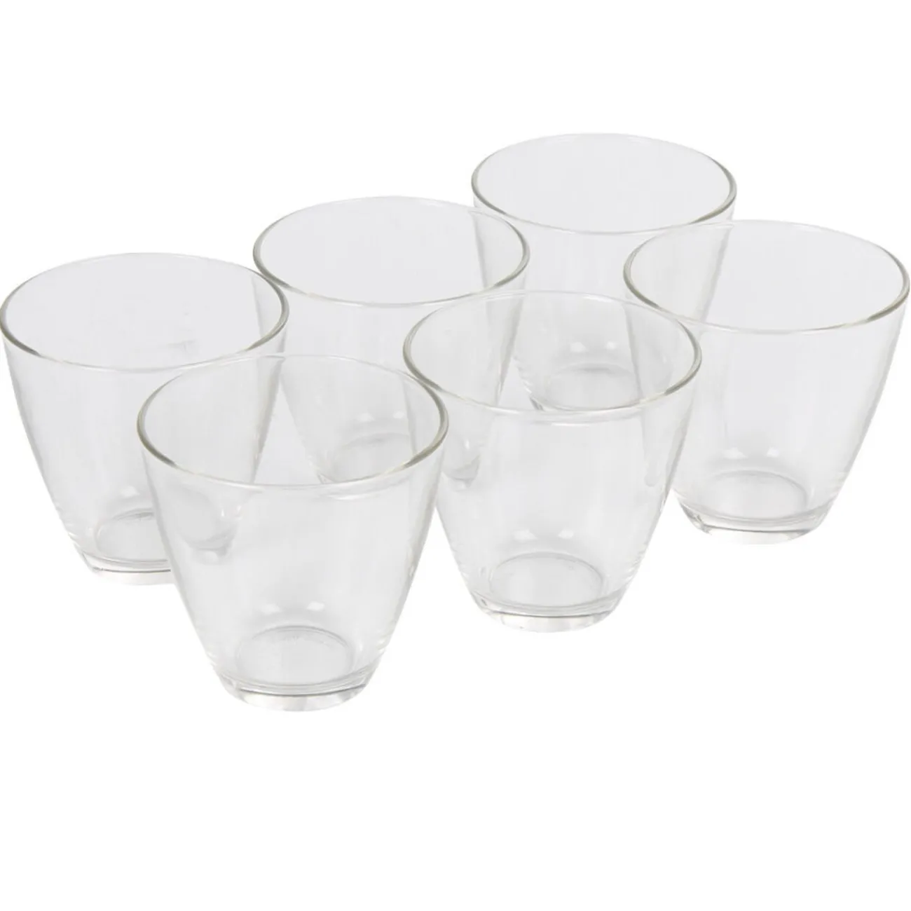 Gifi Verre à eau transparent Zeno Bormioli Rocco x6
