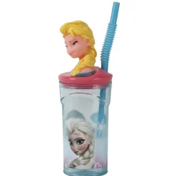 Gifi Verre à paille figurine La Reine des Neiges Elsa