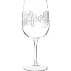 Gifi Verre à pied décor apéritif 50 cl x2