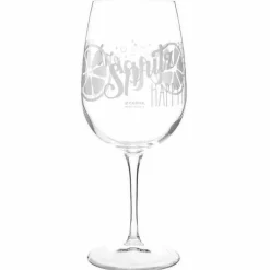 Gifi Verre à pied décor apéritif 50 cl x2