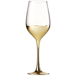Gifi Verre à pied Oksana doré 35cL x4