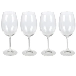 Gifi Verre à pied transparent 45 cl x4