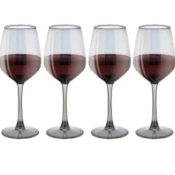 Gifi Verre à vin argenté x4