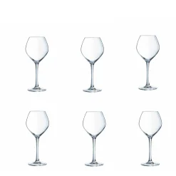 Gifi Verre à vin blanc pied cristallin Wine Emotion 35 cl x6