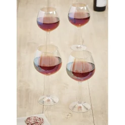 Gifi Verre à vin irisé x4