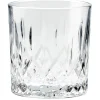 Gifi Verre à whisky transparent ciselé 33 cl x4