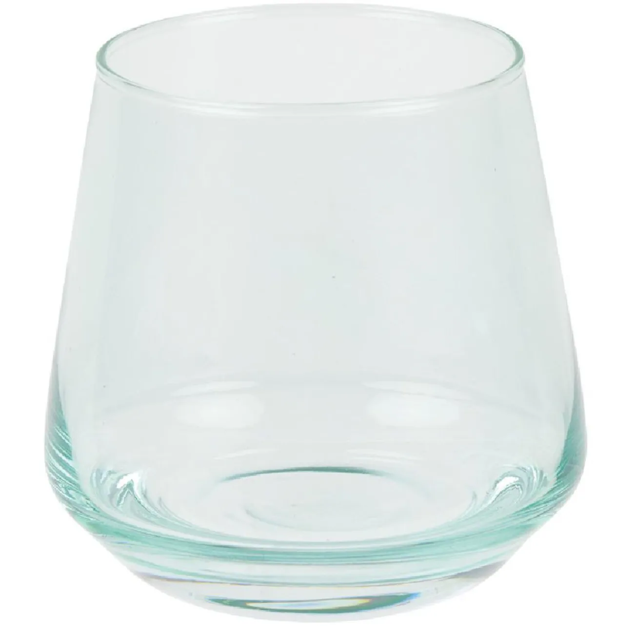 Gifi Verre bas bleu Ø8,6xH8,3cm 29cl x4