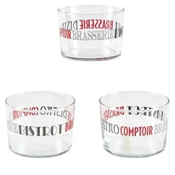 Gifi Verre bas Bodega design Le bistrot des copains x3