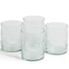 Gifi Verre bas 28cl en verre recyclé transparent Ø7,7xH8,5cm